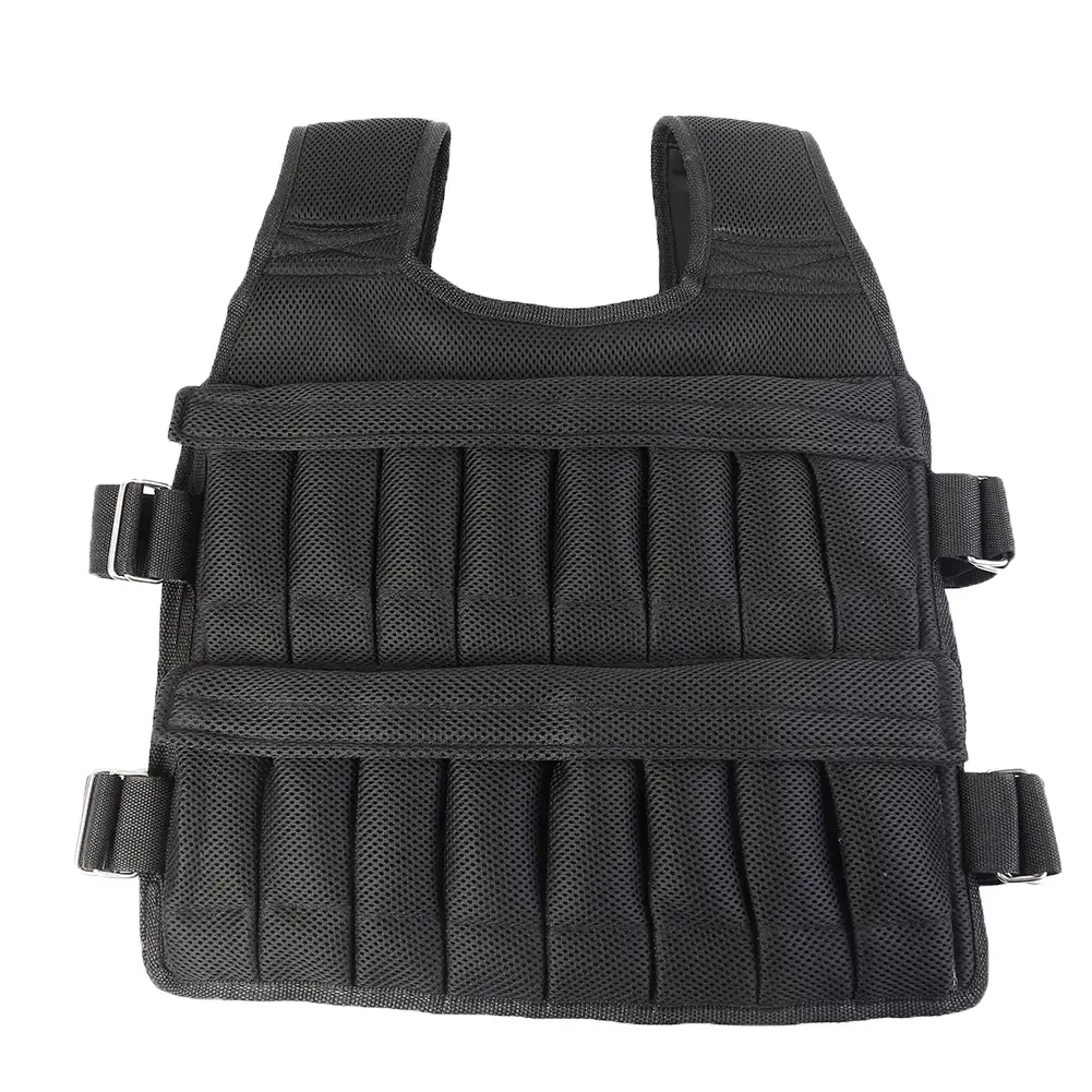 Adjustable 35kg Weighted Vest, Durable Training Body Weights for Running, Boxing, Cardio, and Strength Building