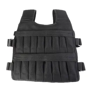 Adjustable 35kg Weighted Vest, Durable Training Body Weights for Running, Boxing, Cardio, and Strength Building