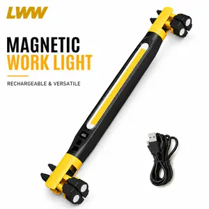 LWW 2026 New Magnetic Under Hood LED Work Light, Rechargeable Mechanic Work Accessory Bar for Car Repair, Garage Use with Cars Compatibility, Work Accessories