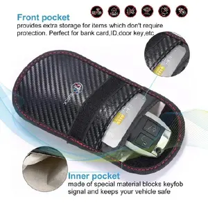 Key RFID electromagnetic shielding anti-theft bag key bag Car Key Protector For Buick Enclave Regal Lacrosse Encore Excelle Envision  Accessories