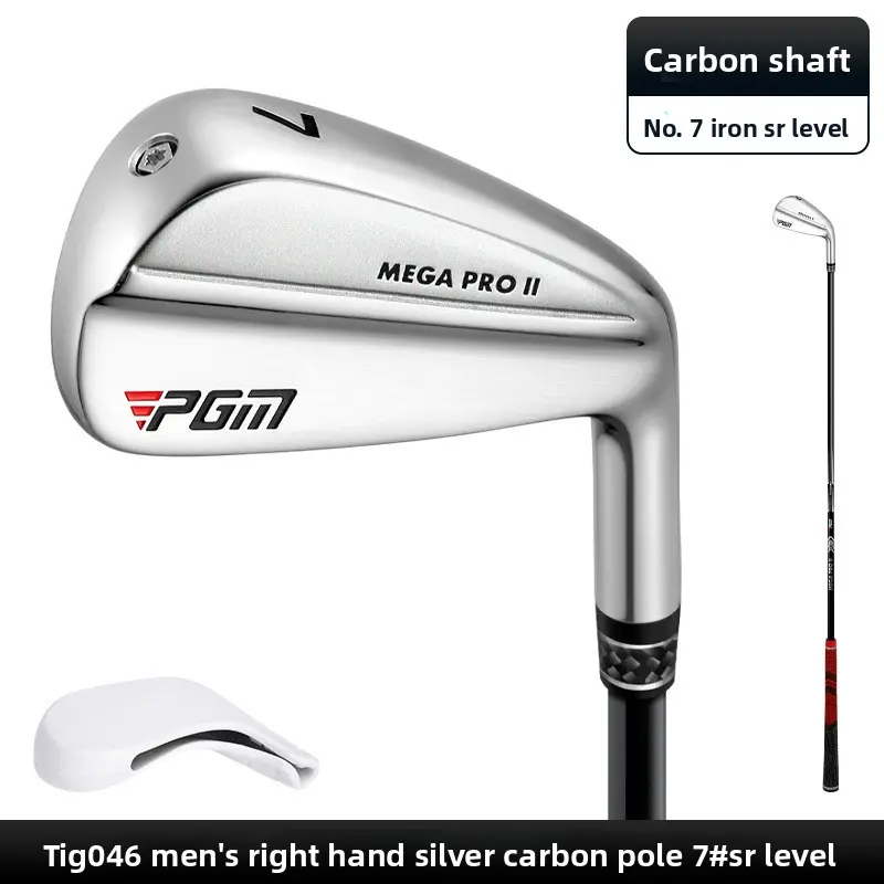 TIG046 - No. 7 Iron, SR Grade Carbon Shaft [with H
