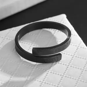 1 Vintage Muslim Open Ring — Unisex Adjustable Band — Stylish Religious Pendant Jewelry — Suitable for Religious Occasions