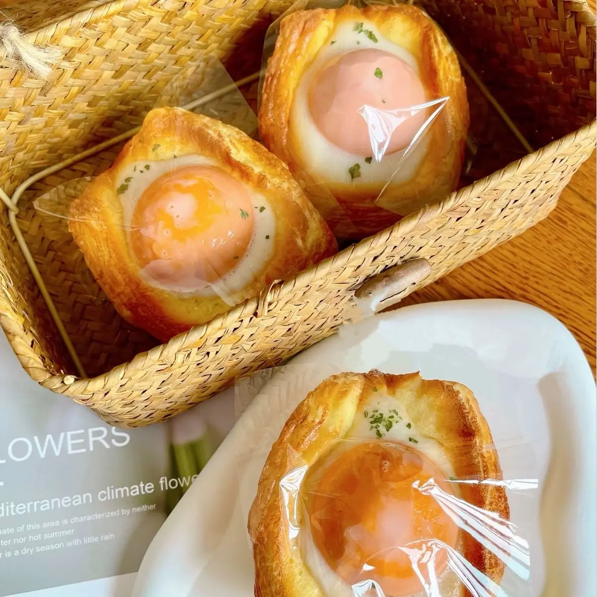Super Soft Simulation Bread Model Photography Bakery Display Egg Sandwich
