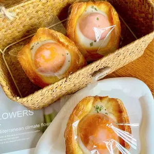 Super Soft Simulation Bread Model Photography Bakery Display Egg Sandwich