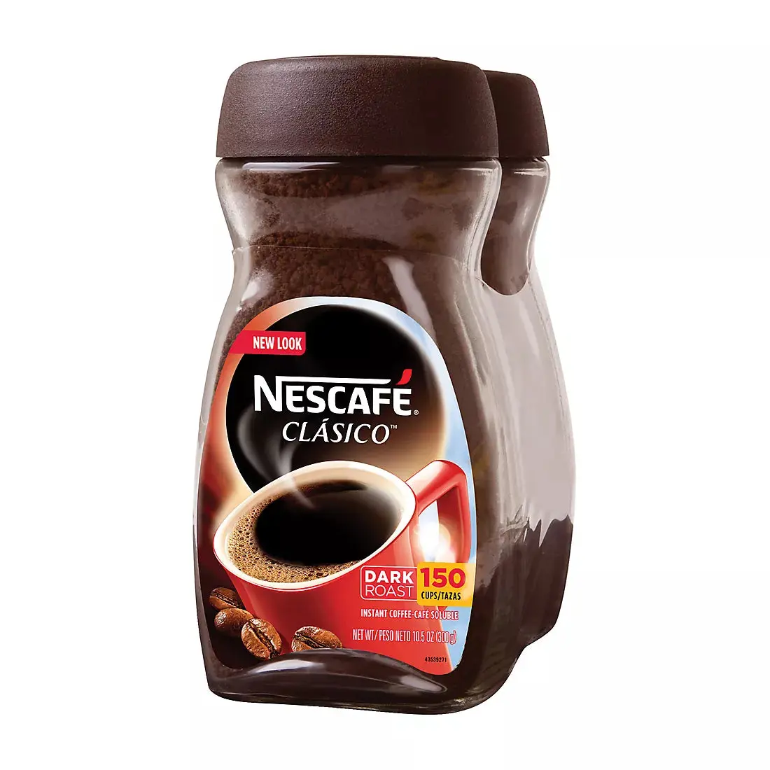 Nescafe Clasico Dark Roast Instant Coffee, 10.5 oz. 2 pk. Nescafe Clasico Dark Roast Instant Coffee, 10.5 oz. 2 pk.