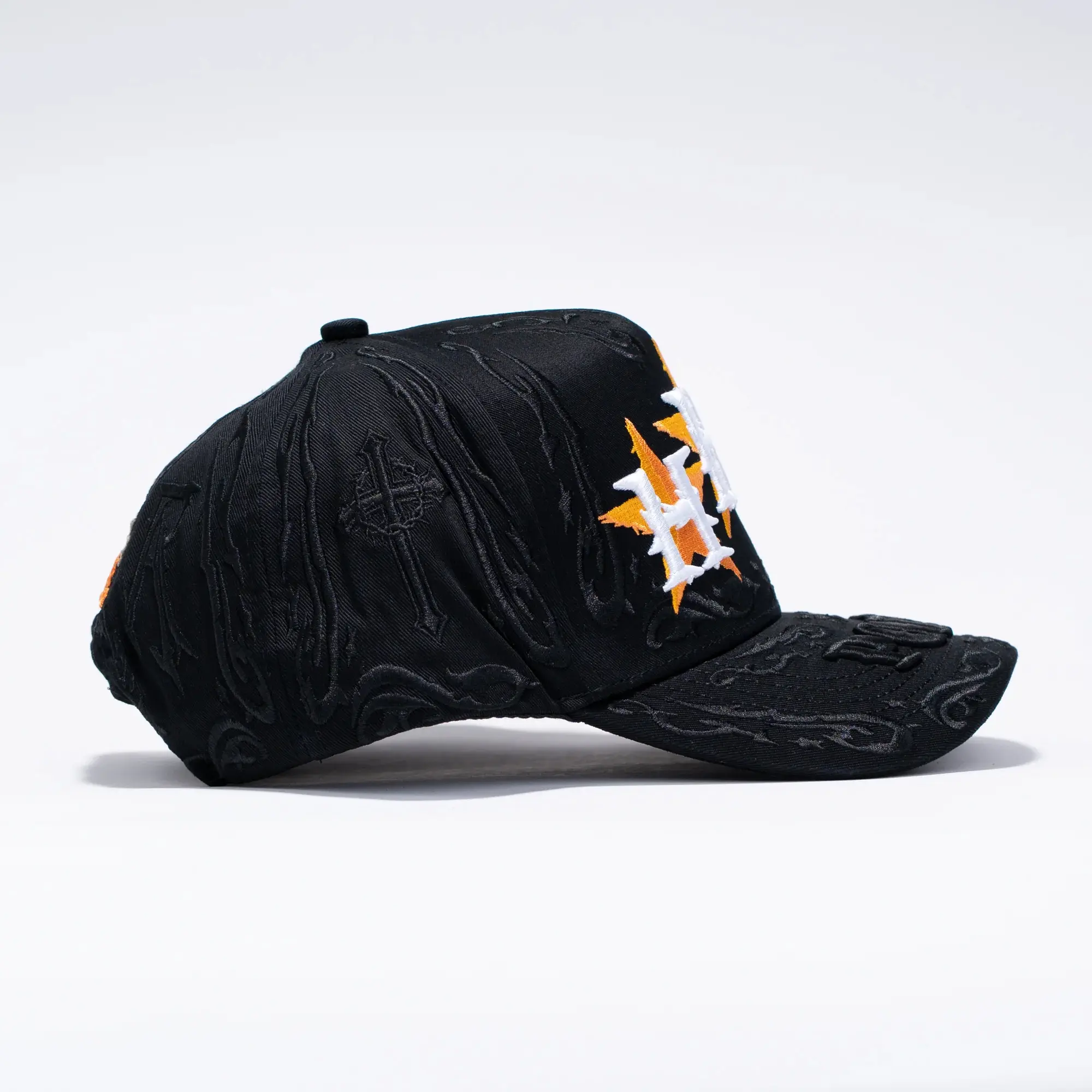 RUDE Awakenings x PORFA Snapback Hat - Triple H Houston Black