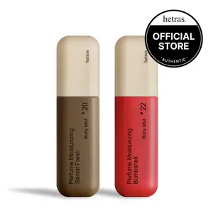 [hetras] Perfume Body Mist 2ea - SIGNATURE Scent Duo  | Bombshell & Santal Fresh Scent Set | Moisturizing Niacinamide Body Spray |  Body Glow, Smooth Skin | for Texture & Uneven Skin tone | Long-Lasting Skin Scent | Korean Skincare (4.06 fl oz each)