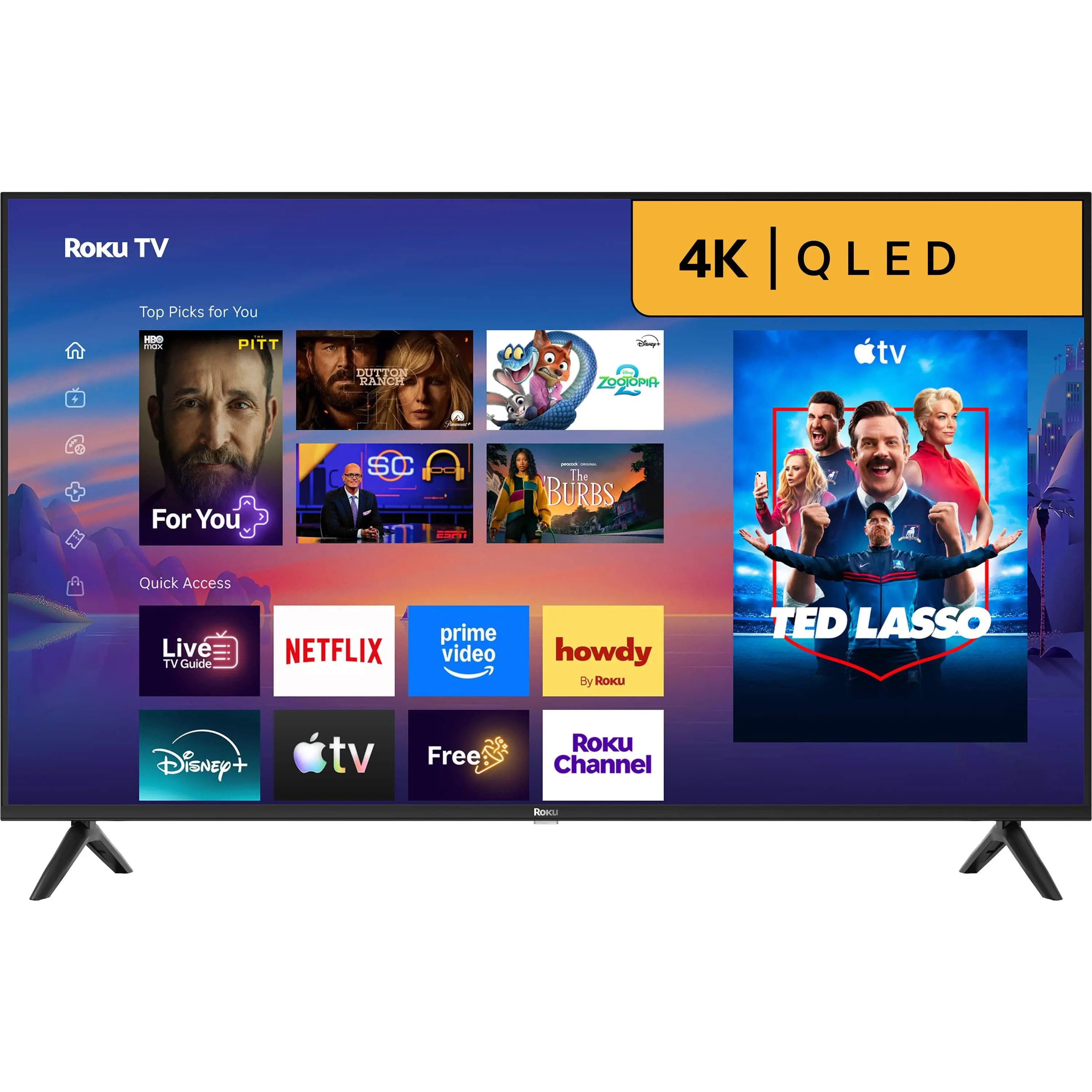 Roku - 50 Class Select Series 4K QLED Smart RokuTV (2026)