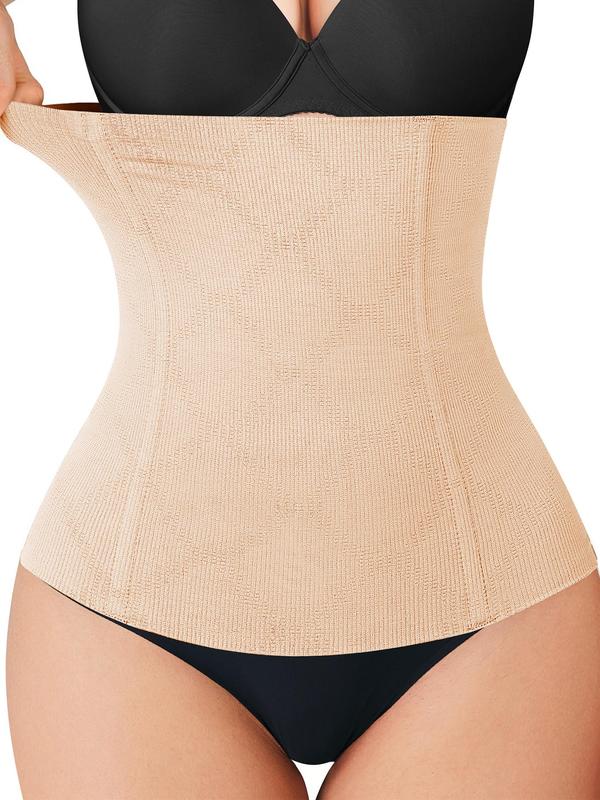 Women's High Stretch  Waist Trainer, Tummy Control Shaper, High Stretch Waist Cincher, Women's Black Shapewear for Daily Wear, Body Sculpting Belt