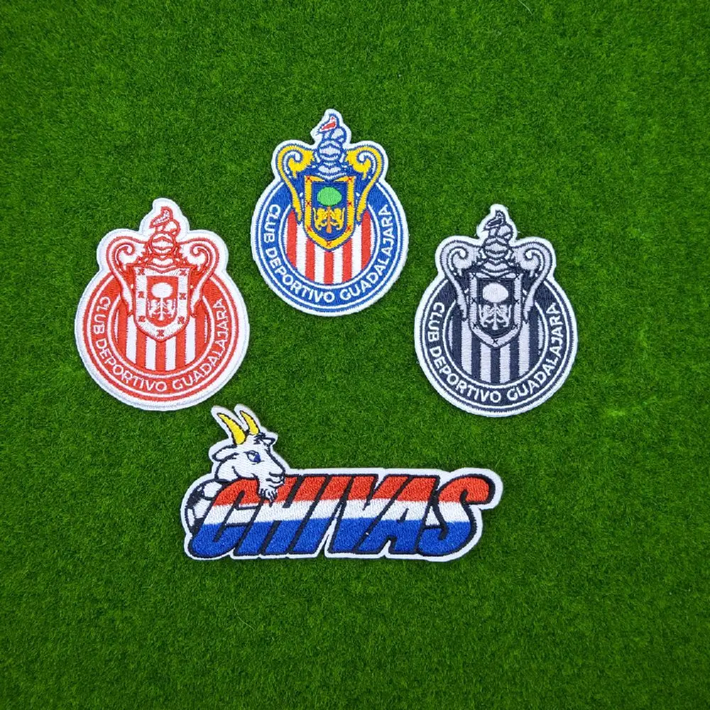 Chivas Liga MX Embroidered Iron-on Patches