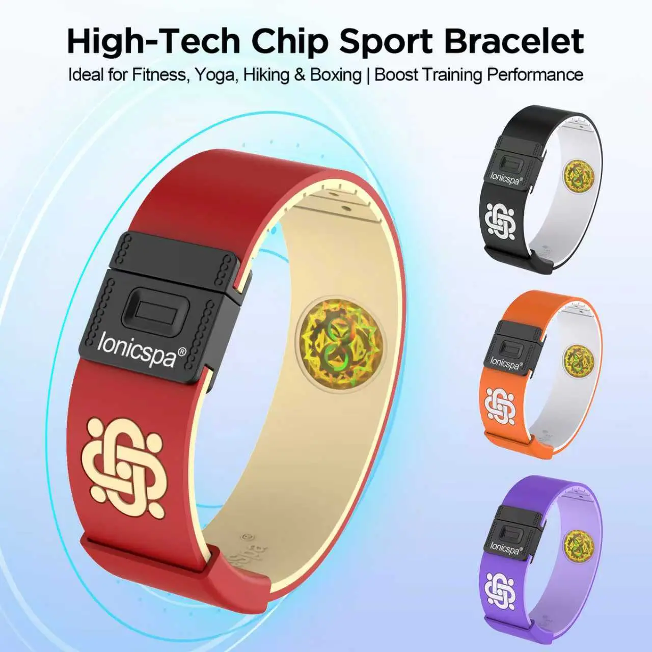 Quantum Holographic Smart Health Bracelet - Fitness Tracker for Stress Relief, Anxiety Easing, Body Ache Reduction, Sleep Quality Improvement, Energy Boost & Physical Well-Being Regulation, Stylish Daily Casual-Sports Wear