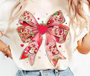 Youth and Adult Coquette Berry Sweet Girl Cartoon Shirt – Strawberry Shortcake Best Friends Forever Tee, Holiday Summer 2025 Vibes