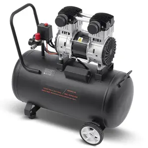 Air Compressor, Compact Portable Oil-Free 15-Gallon Tank, 90 PSI Maximum, Quiet Low-Noise Operation, Oil-Free Piston Pump, Reliable Lubricant-Free System, Ideal For Home Garage, Small Shop, Air Tools, Painting Equipment