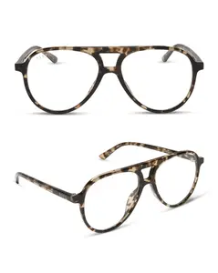 DIFF Tosca II Designer Blue Light Blocking Glasses | Oversized Aviator Frame DIFF Tosca II Designer Blue Light Blocking Glasses | Oversized Aviator Frame