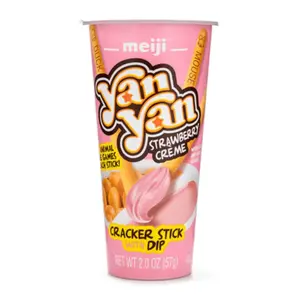 MEIJI YAN YAN STRAWBERRY DELICIOUS CRACKER DIP STICK