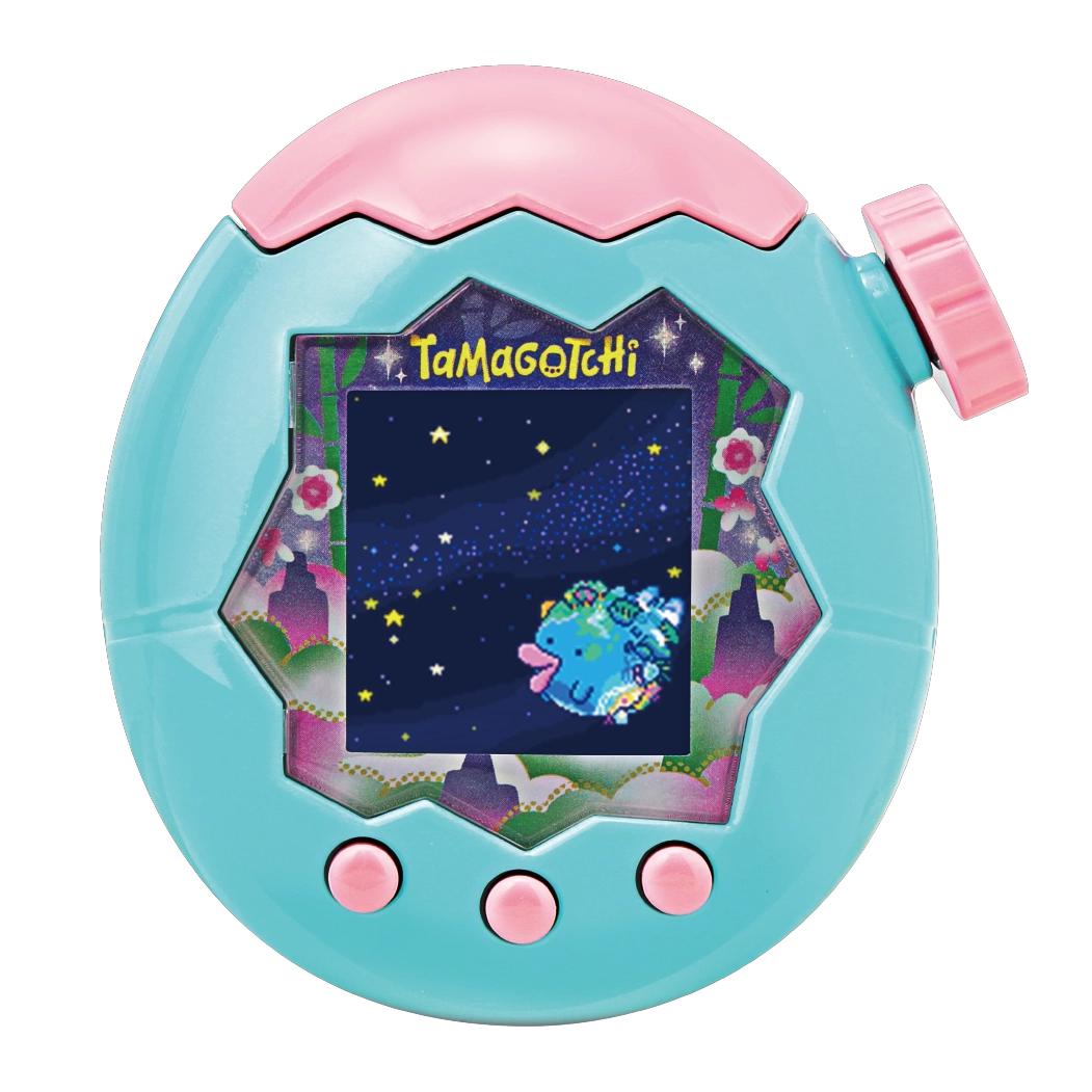 Tamagotchi Electronic Pet Machine - Happy Park Series with Sky, Land, Ocean, Forest Themes, Classic Interactive Gameplay, Portable Pocket Toy, Collectible Gift for Kids & Teens, Forest Series, All Ages, Back To School, Handheld