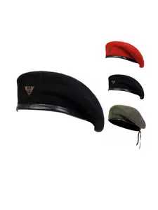 Unisex Fuzzy Denim Beret Hat, Casual Sun Protection Cap for Spring & Fall, Travel Beach Vacation, Men Women