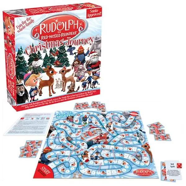 Rudolph the Red-Nosed Reindeer Christmas Journey Board Game