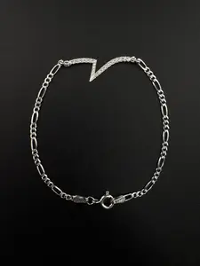Pulsera Fígaro con Z Plata .925 - 2 mm | 6½”