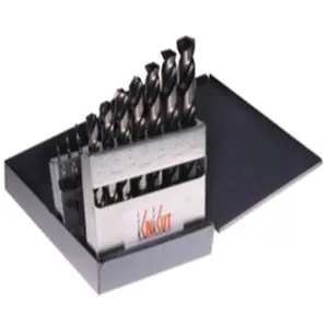 212 MAIN 15-Piece Fractional Jobber Length Drill Bit Set - High-Speed Steel, Nitride Treated, Tough Alloys Performance Bits for DIY Specialty Supplies
