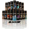 AXE Aerosol Spray Deodorant 5-Pack (150ml/5oz) - Men's Body Care, Liquid Long-Lasting Odor Control Variety Mix, 48H Fresh Scents