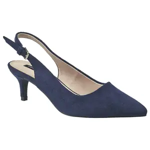 French Connection Women's Quinn Suede Kitten Heel