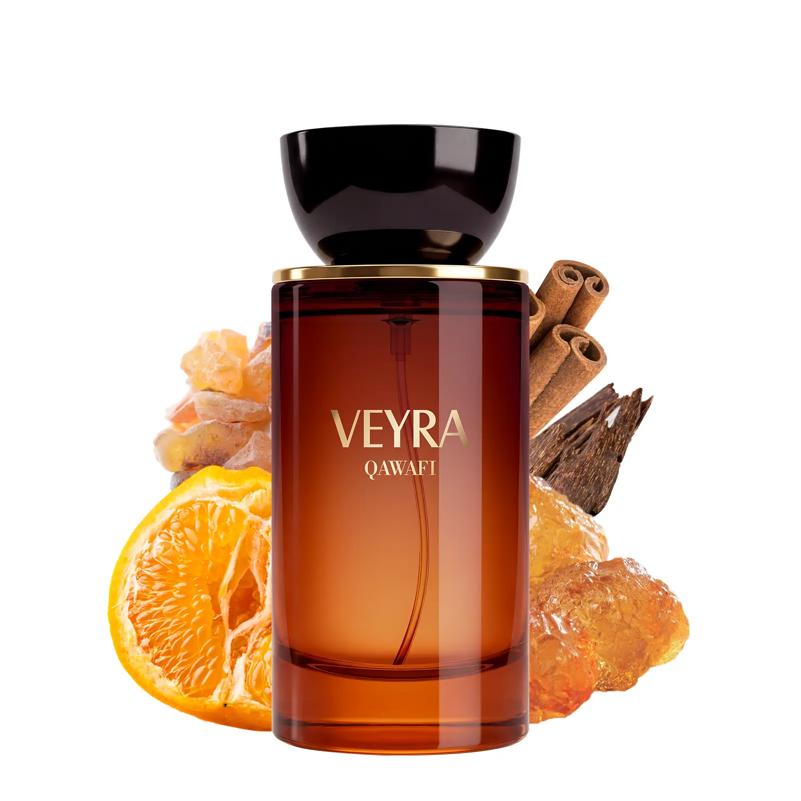 VEYRA | Spiced Amber Oud | Extrait De Parfum 50ml | 8H+ Long Lasting | Mandarin,Cinnamon,Incense & Amber | Date Night,Party & Special Occasions
