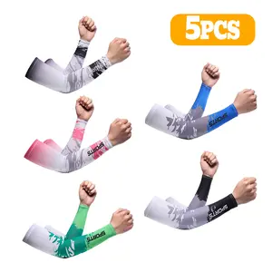 Sun Sleeves Arm Sleeves UV Protection Summer Cooling Ice Silk for Men Women Cycling Driving Outdoor Sports Sunscreen Arm Covers