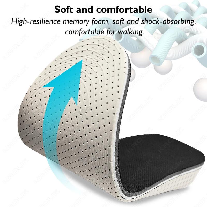 2/3/4/5CM Taller Invisible Height Increase Insoles Men Women Shoes Insole EVA Memory Foam Heel Lifting Cushion Heighten Shoe Pad
