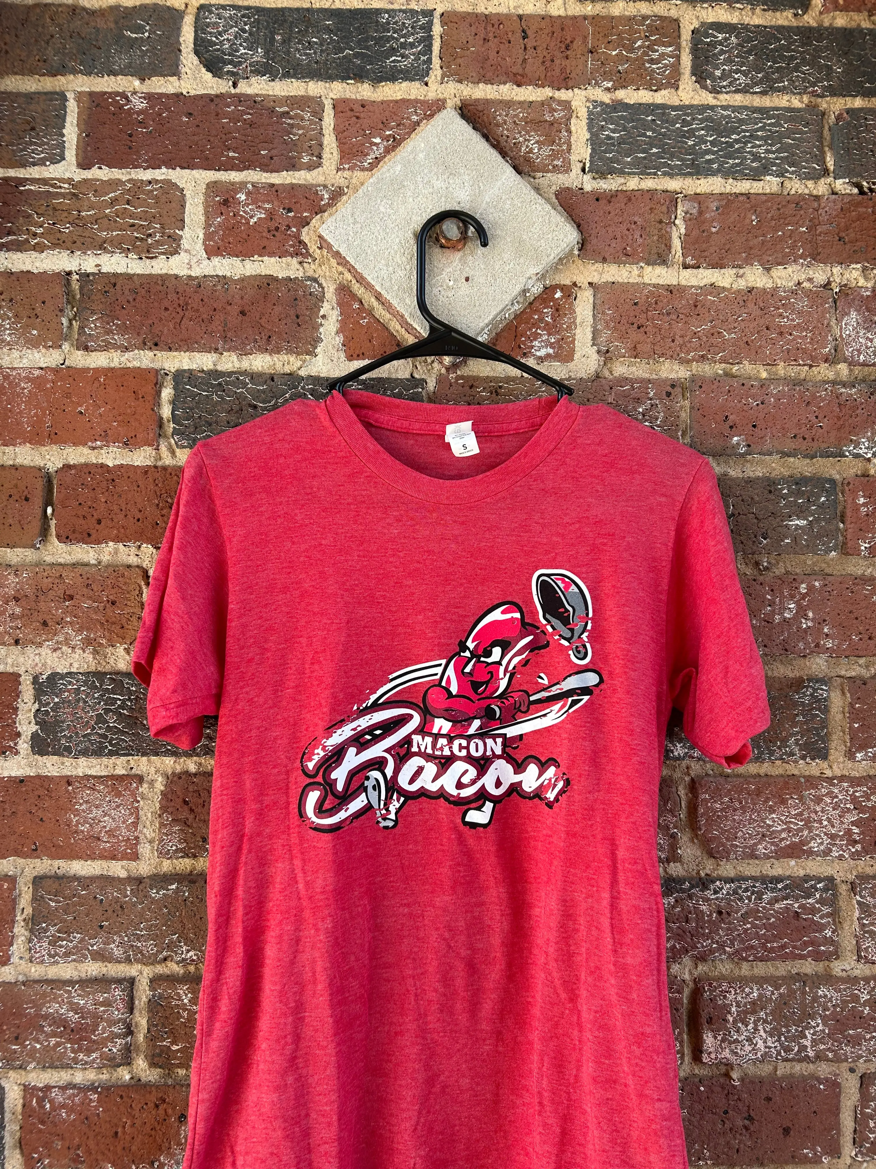 Distressed Primary Logo - Heathered Red Shirt