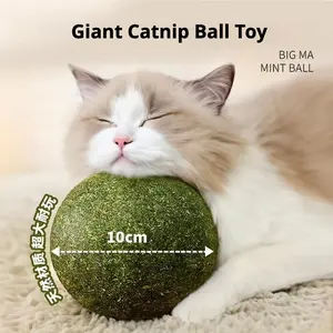 Extra Large Catnip Ball Teething Toy Cat Snack Licking Self-Entertainment Artifact