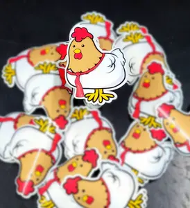 Hen-Tie Sticker