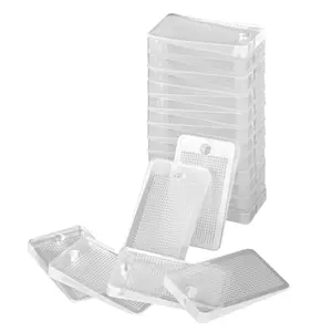 30 PCS Plastic Clear Wobble Wedges Furniture Leveling Shims For Tables & Chairs