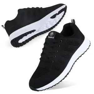 Soft Soled Women's Lightweight Casual Running And Travel Sports hairstylist Shoes Breathable Flying Woven Women's Footwear Training Trainer Athletic Girl walking（gift）
