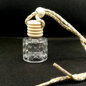 scented eleganz |  car diffuser | car freshener | wooden top| glass 8 ML| Gradient black | Long lasting | | luxurious | perfume | woody | cedarwood |