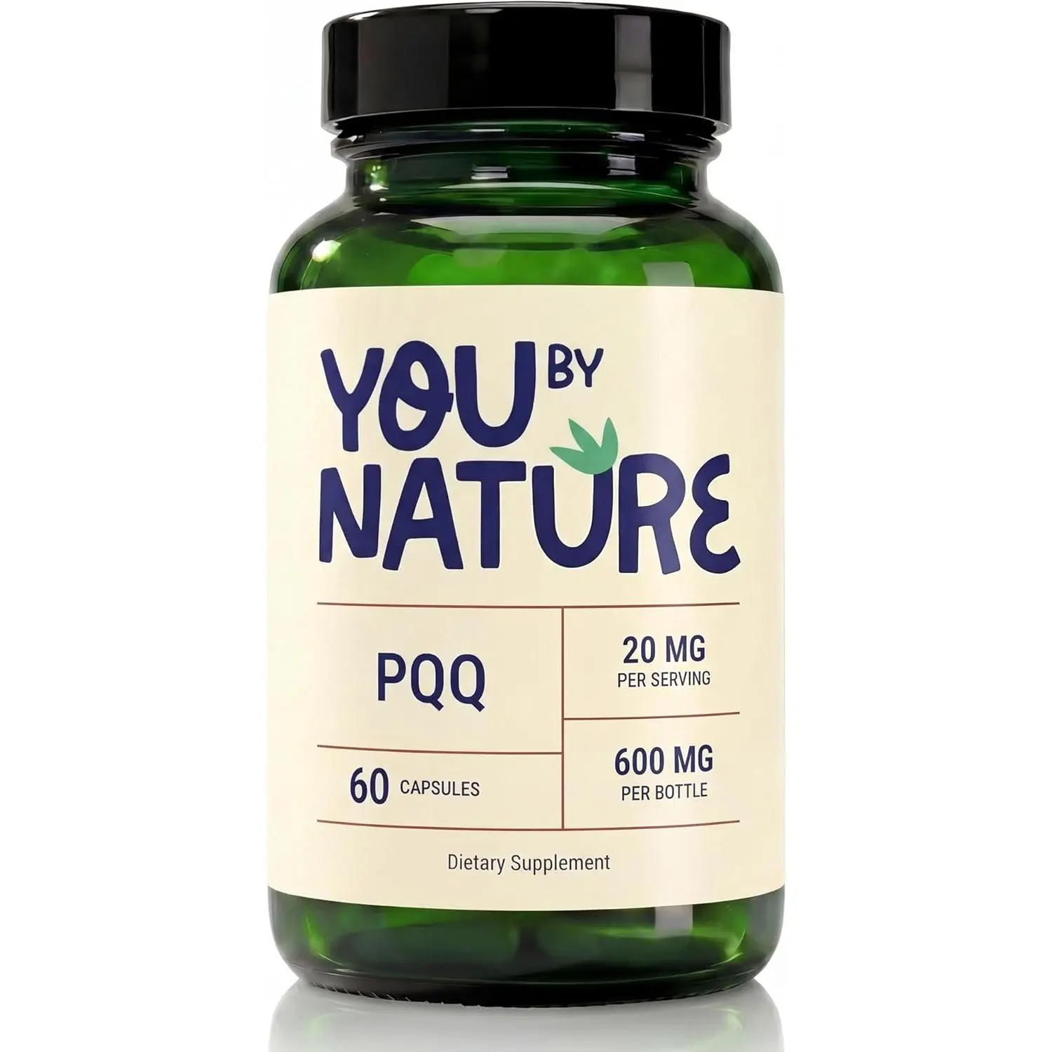 Pyrroloquinoline Quinone PQQ Daily Capsule - Supplement for Adults (60 Capsules, 30 Servings) (20mg Per Serving)