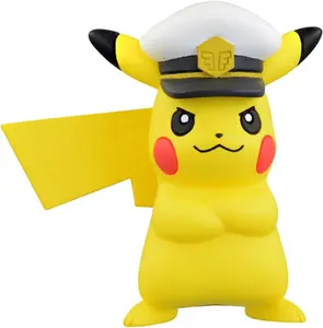 Takara Tomy Pokemon Moncolle 2 Inch Figure MS-12 Captain Pikachu