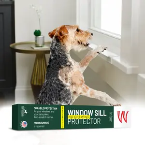 CLAWGUARD Window Sill Protector - Strong Transparent Protection from Dog and Cat Scratching, Chewing, Slobbering and Clawing on...