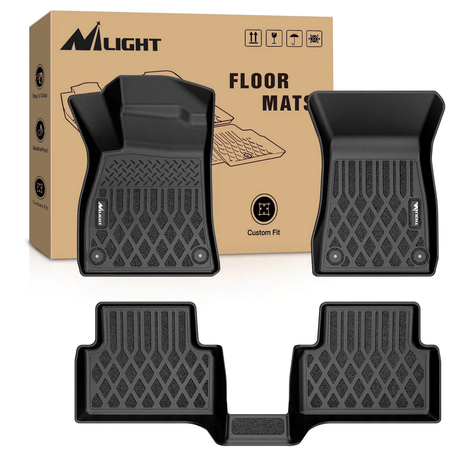 Nilight TPE Floor Mats for Audi A5 S5 2025 2026 New Body