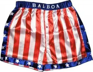 Rocky Balboa Boxing American Adult Flag Shorts