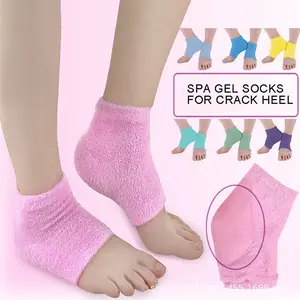 Fuzzy Moisturizing Heel Socks - Soften Dry Cracked Heels Overnight