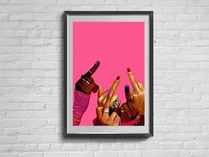 [Sale off up to 65%][Free Ship][No Frame] Black Art Print - Customized Print Art for Black Women and Girls - Black Women Poster for Gifts