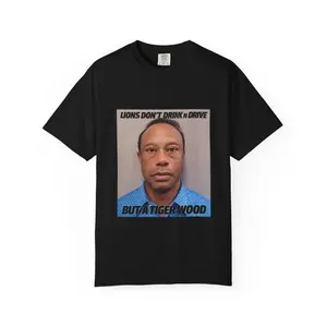 Tiger Woods mugshot Funny t shirt