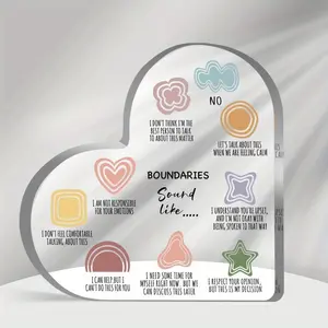 Mental Health Gifts, Therapist Desk Decoration Acrylic, Psychological Decoration for Classroom Counseling Offices, Psychological Gifts for Counselors