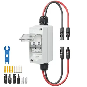 40A Solar Panel Disconnect Switch for DC/AC Applications, 400V Rating and Miniature Circuit Breaker Design