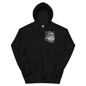 Spawn Point Atlanta Unisex Hoodie - Gamer Streetwear Map Design Pullover