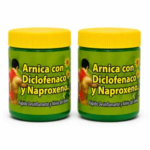 2 Pack Arnica pomada muscular 125g - Arnica Massage Balm – 125g | Soothing Full-Body Care pomada de árnica con diclofenaco y naproxeno Silk-Smooth Women's