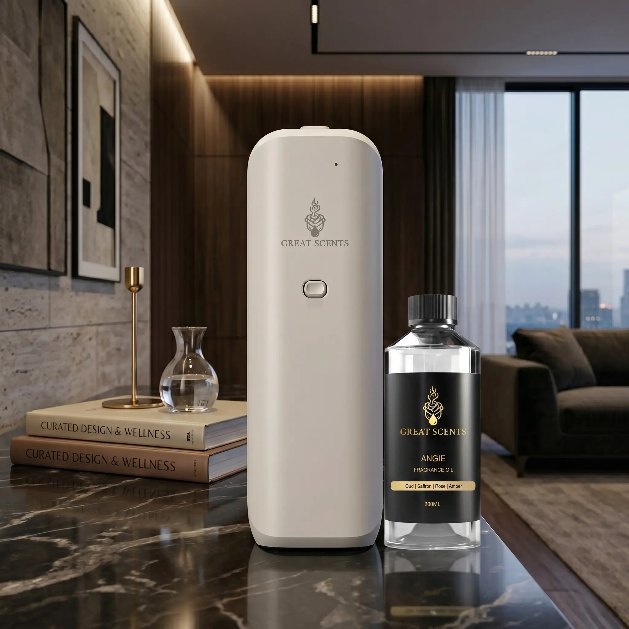 Bundle Smart Wall Plug in Diffuser plus 200ml Scent oil