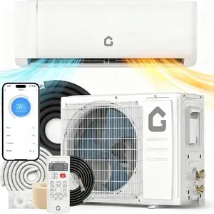 Garvee 24,000 BTU Mini Split Air Conditioner and Heat Pump, 21 SEER2 Ultra Quiet 230V Ductless AC with WiFi & App Control, Cools/Heats up to 1500 Sq.Ft, Easy Installation Kit