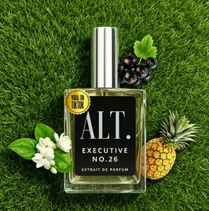 ALT. Fragrances Executive No. 26 Extrait de Parfum 60ml | Inspired by Creed Aventus for Men | Powerful Long-Lasting Woody Fruity Scent with Bergamot, Juicy Pineapple & Oakmoss | Premium Masculine Daily & Evening Perfume